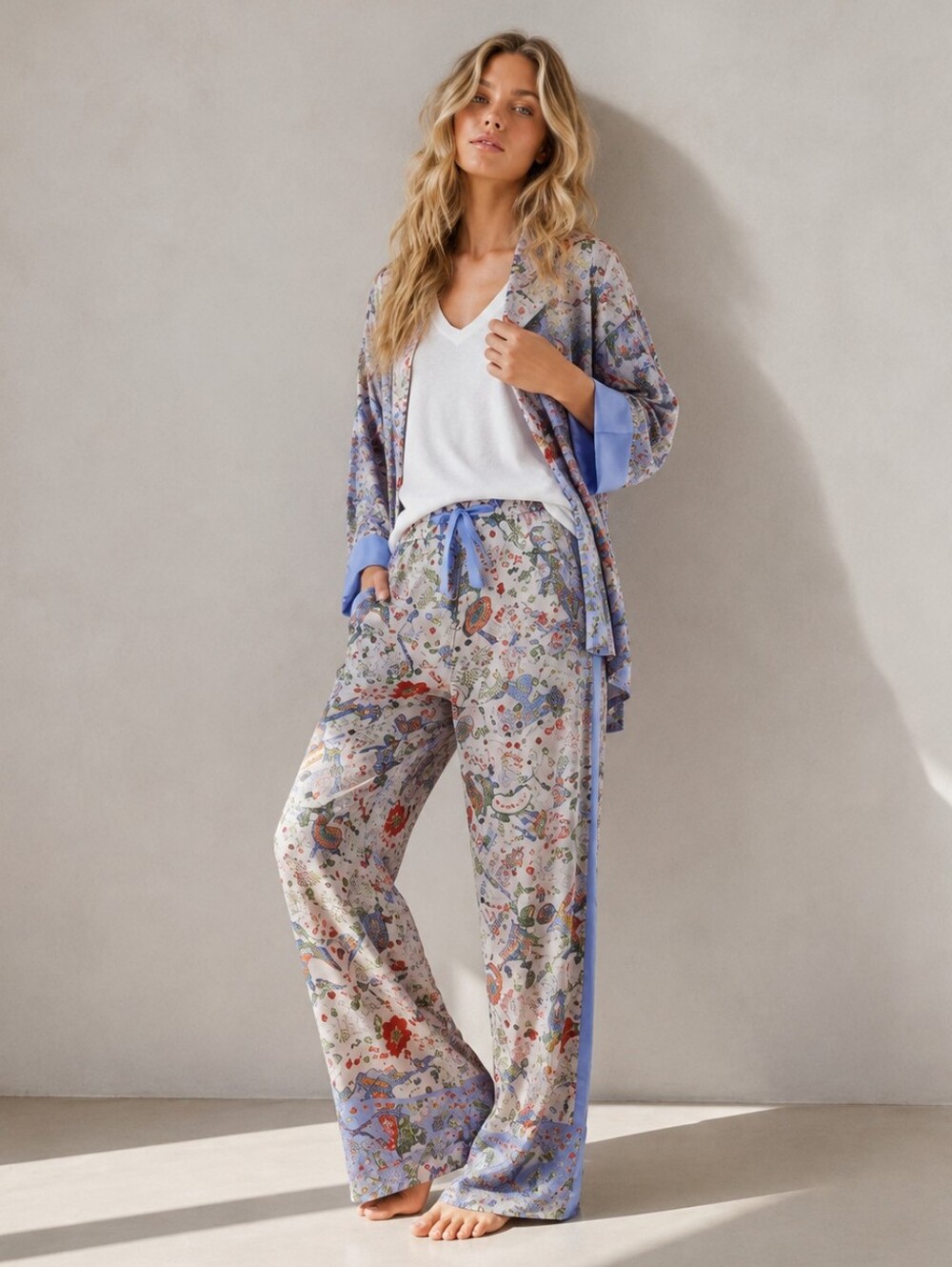 We Are HAH x Free People HAHt Eco PJ Set Queen Fisher Pajamas M